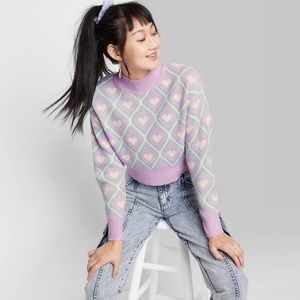 Wild Fable Cropped Knit Sweater